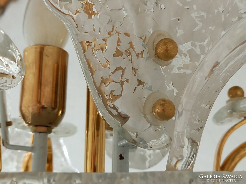 Wonderful, unique Murano glass chandelier 2.