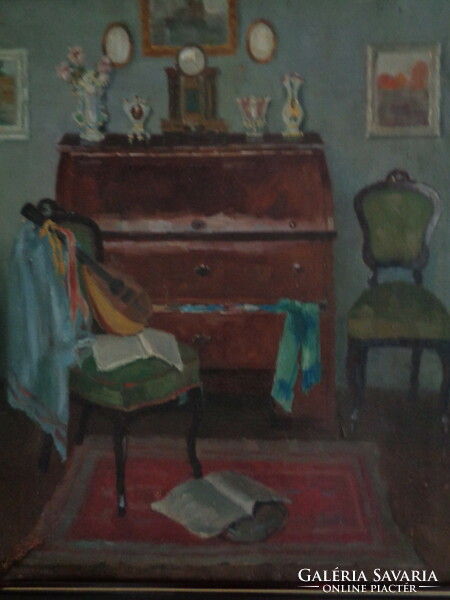 Juszkó redhead (1907-1999): room detail / interior