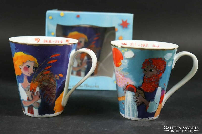 Goebel rosina wachtmeister mug glass - new boxed