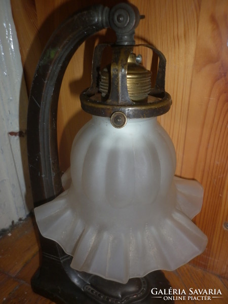 Antique table electric lamp