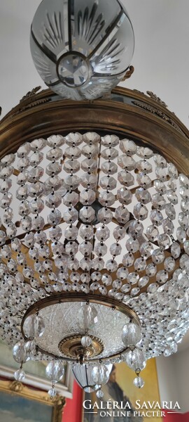 Unique empire chandelier (empire csillar) with 6 swans