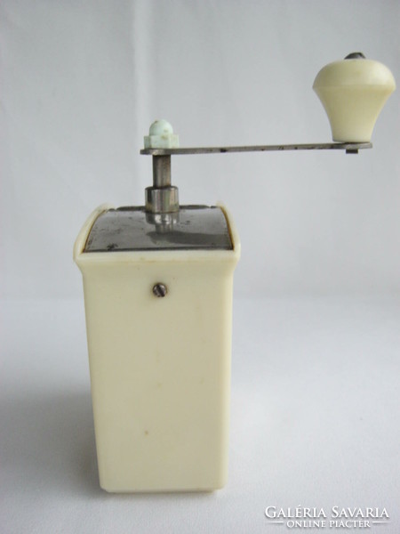 Retro deer iron metal knit. Hand grinder coffee grinder