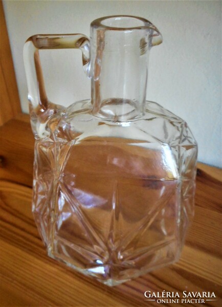 Szép formájú régi likőrös üveg 17 cm, (Zwack forma, hibátlan)