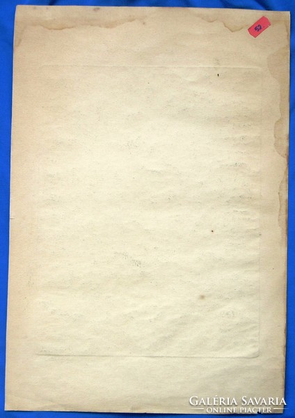 Régi rézkarc/mulatozó/,jelzett,foltos,43 x 26,5 cm, 30,5 x 23,5 cm