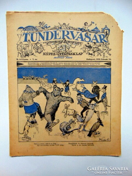 1926 February 14 / fairy fair / old original newspaper no .: 371