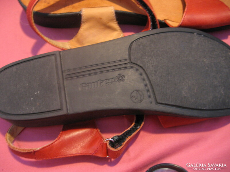 Ganter brown leather women's sandals 8 1/2