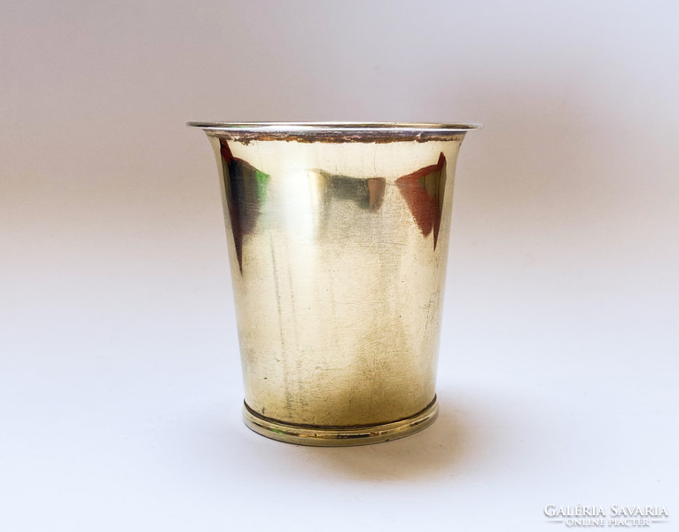 Aranyozott ezüst pohár,Majna-Frankfurt c.1820.