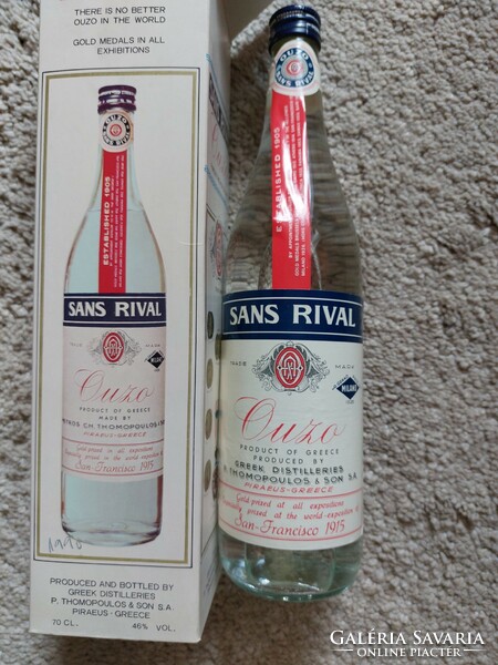 Sans rival ouzo from the 1990s