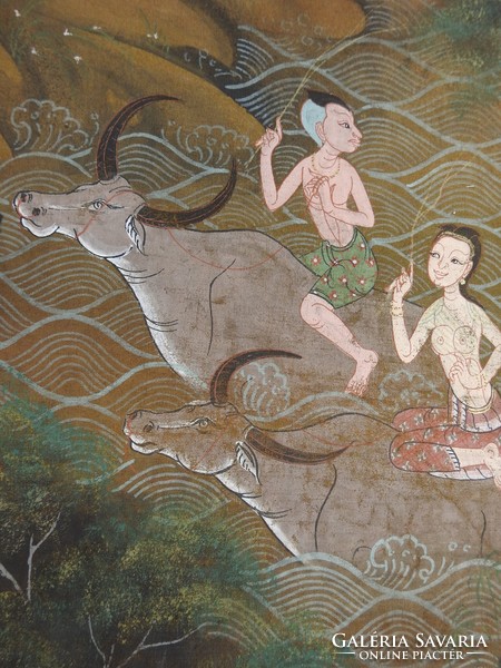 Ismeretlen keleti művész - antik festmény