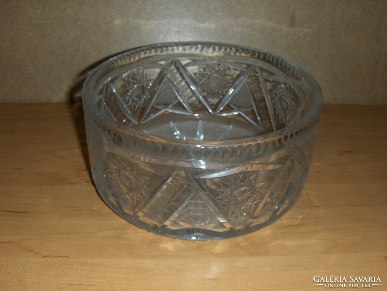 Old heavy crystal glass serving bowl (afp)