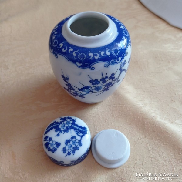 Japán, porcelán teafű tartó