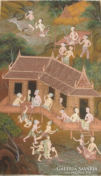 Unknown oriental artist - antique painting