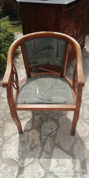 Pair of Art Nouveau armchairs