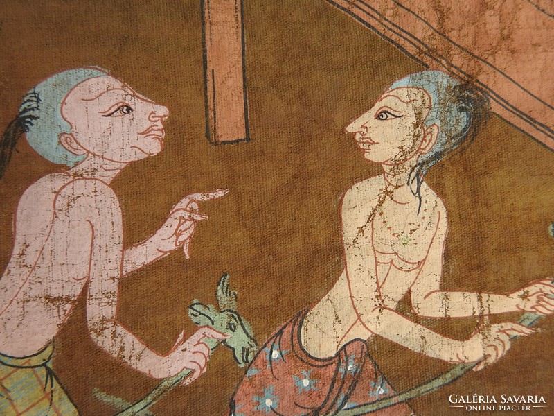Ismeretlen keleti művész - antik festmény
