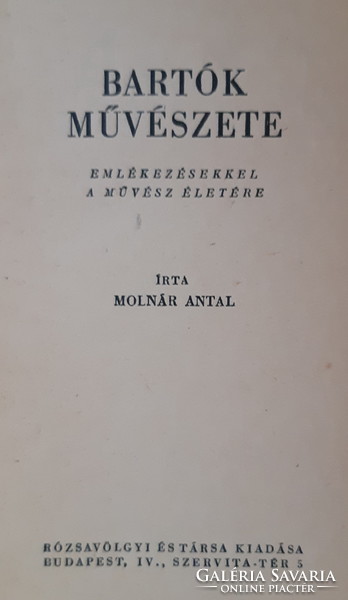 Antal Molnár: the art of Bartos