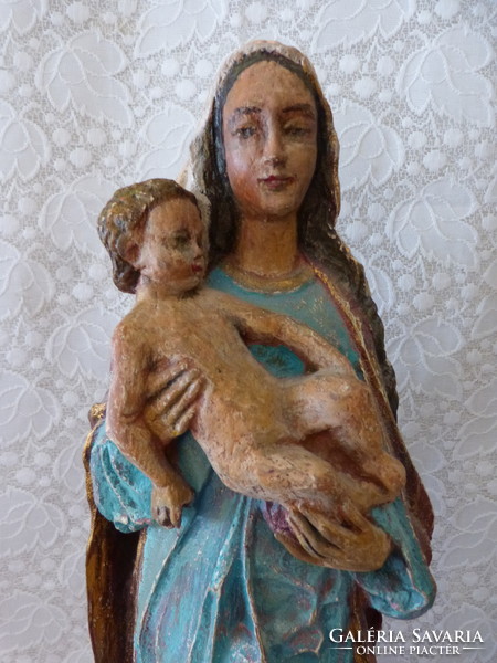 Madonna és a gyermek Jézus.