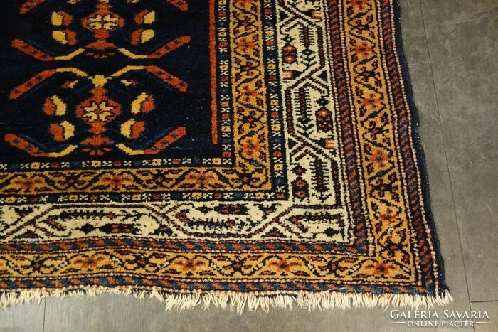 Antique hand-knotted Persian Malay oriental rug 335x110 cm