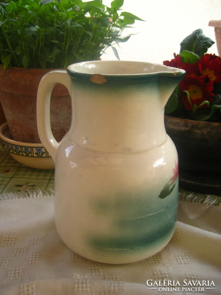 Emil Fischer, jug of Hévíz memorial, 21 cm