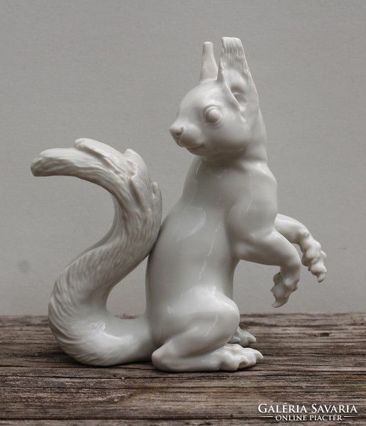 Allach porcelán figura - Allach squirrel/Eichhörnchen porcelain figurine