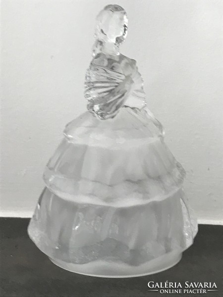 Crystal glass sculpture from the 70's, RCR crystal, 15 cm high