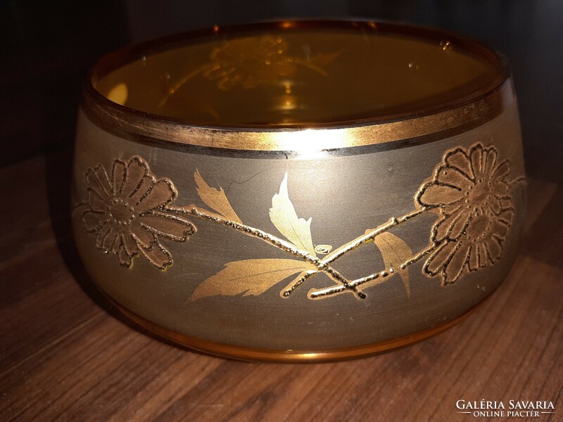 Bohemia gilded bowl