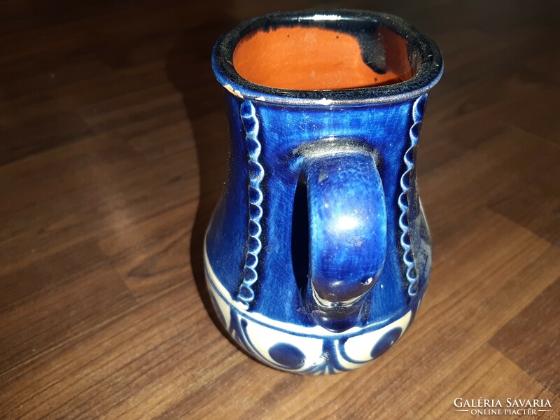 Vase with ceramic handles