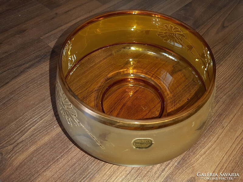 Bohemia gilded bowl