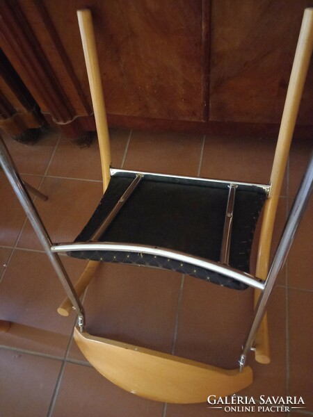 Króm fa   szék design párban ALKUDHATÓ