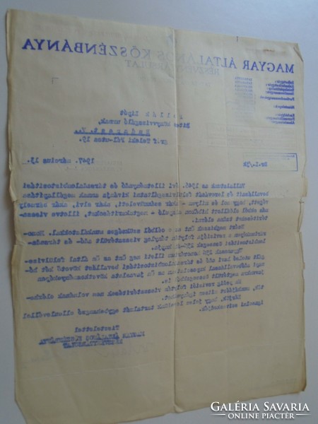 KA337.10  Magyar Általános Kőszénbánya  Rt.  Tatabánya Dorog Tokod 1947