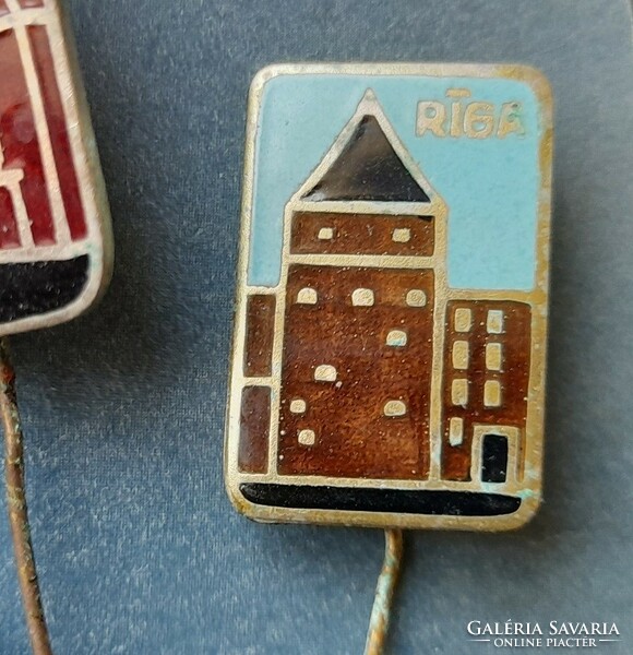 Fire enamel badge from Latvia (Riga) (8 pcs)