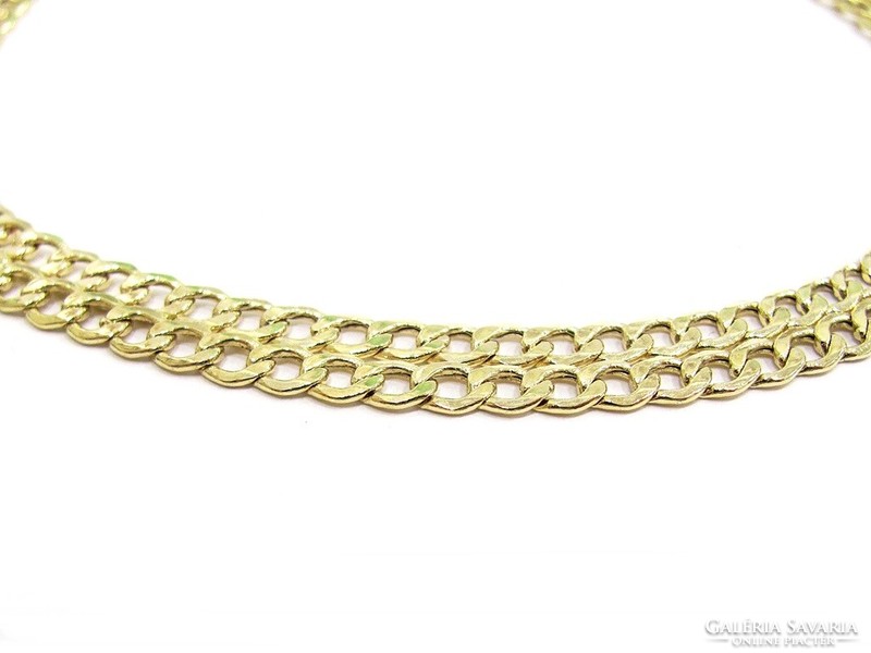 Gold men's necklace (k-au103641)