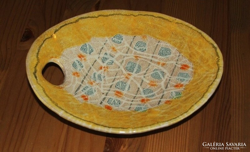 Béla Gál marked ceramic bowl