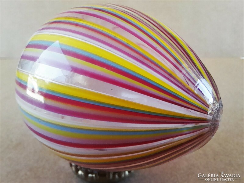 Régi muránói üreges üveg tojás