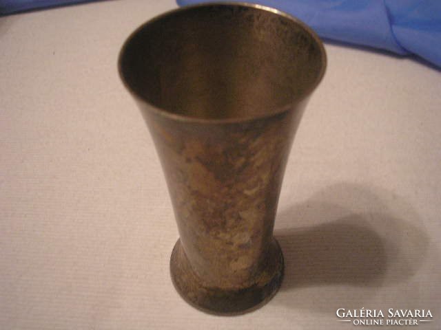 U2 antique marked metal cup