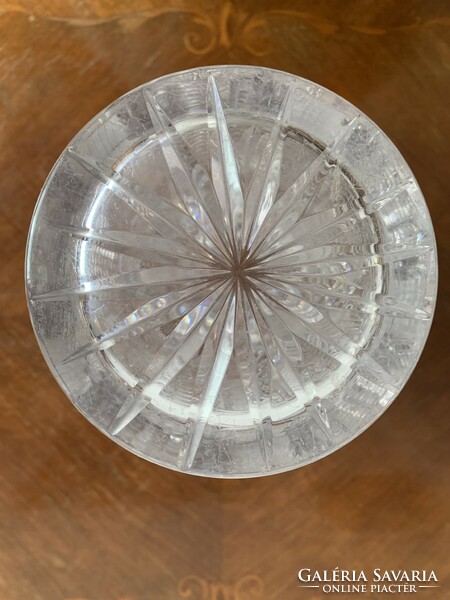 Lead crystal vase 25 cm