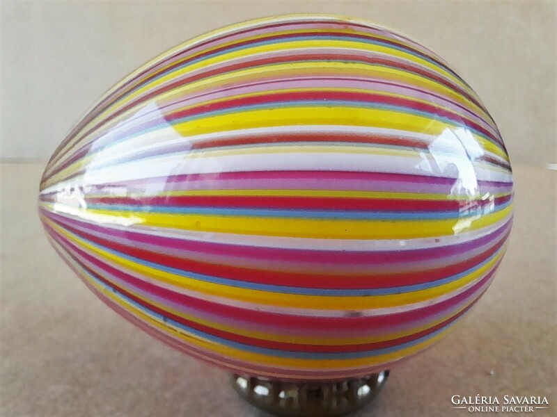 Old Murano hollow glass egg