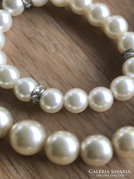 Czech pearl necklace and bracelet from the 60's