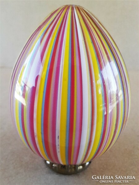 Old Murano hollow glass egg