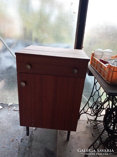 Good condition predom polar refrigerator in storage cabinet from the 1950s-60s