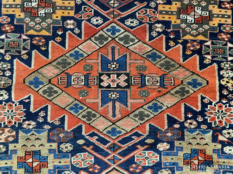Antique Caucasian Cossack rug 280x130