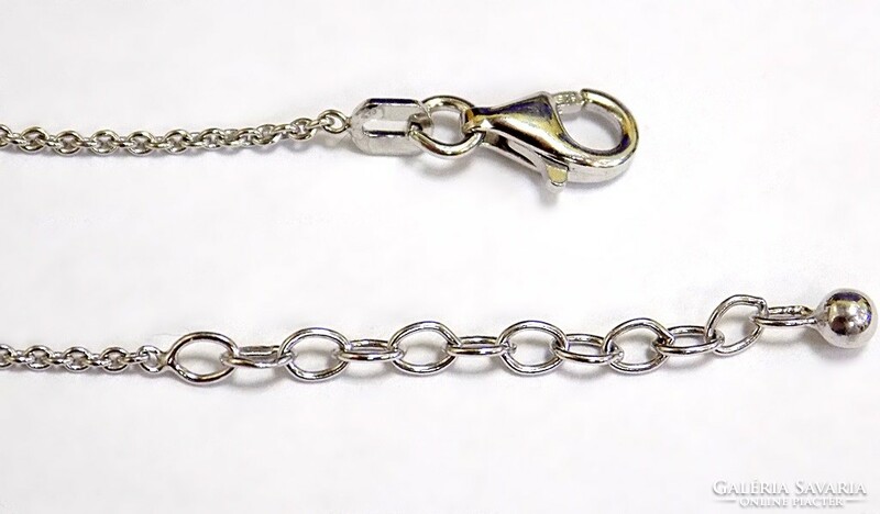 Beaded silver necklace (zal-ag103272)