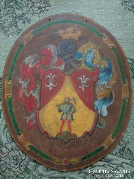 Coat of arms of the Gruber family in the 19th century