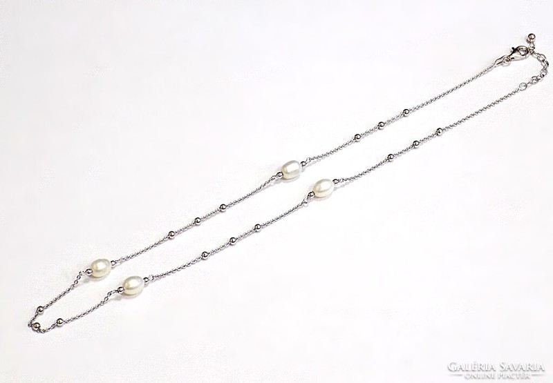 Gyöngyös ezüst nyaklánc (ZAL-Ag103272)