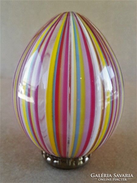 Old Murano hollow glass egg