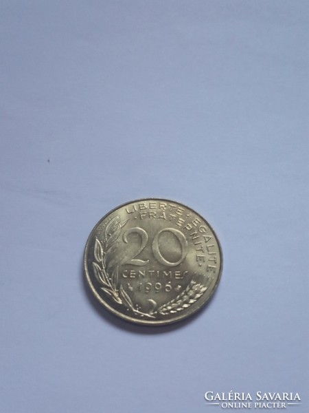 Unc 20 Centimes Franciaország 1996 !