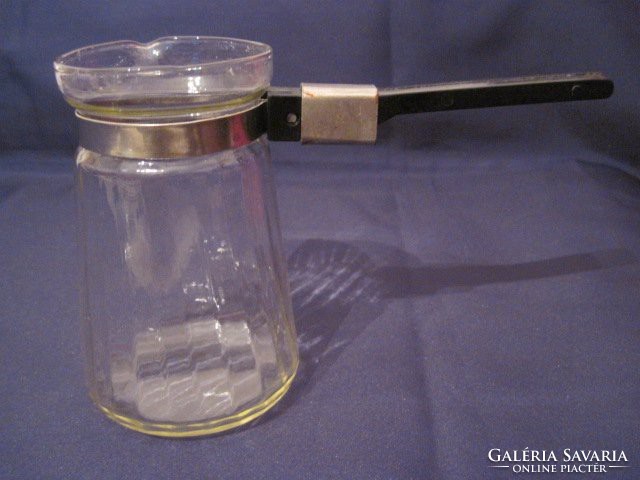 Heat-resistant glass (Jénai) coffee or tea brewing spout 13cm