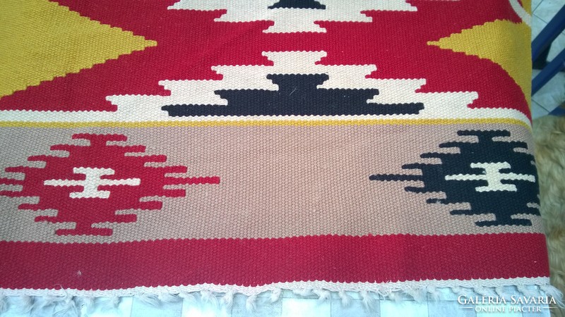 Classic pattern kilim wool carpet runner 146x66 cm