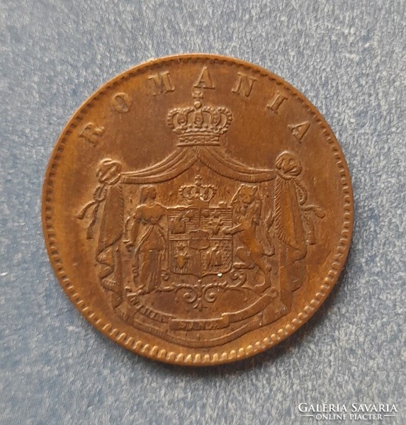 Románia - 5 bani 1867 HEATON