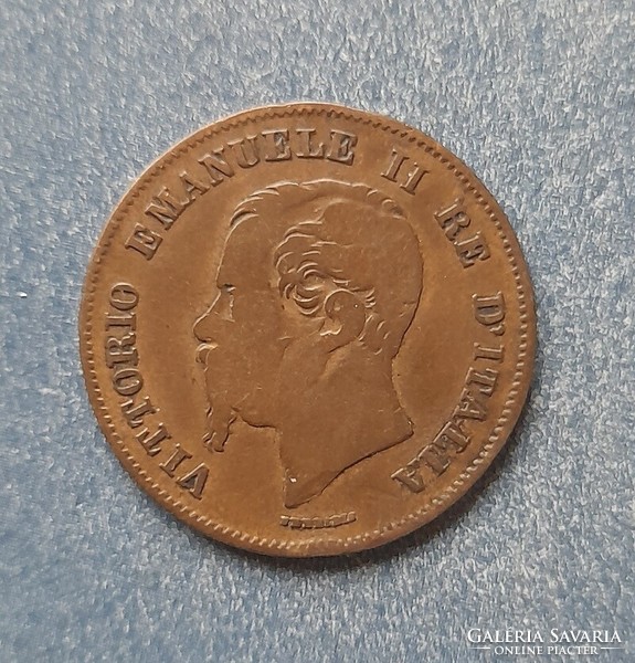 Olaszország - 5 centesimi 1861 M