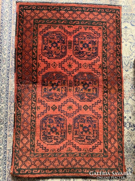 Antique, repaired Uzbek rug bukhara